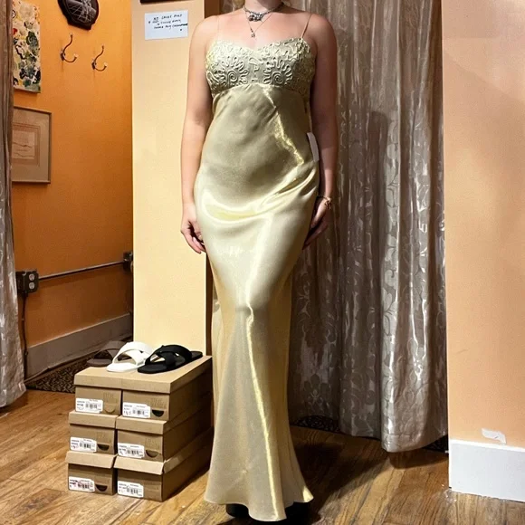 Vintage | Dresses | Vintage Liquid Gold Embroidered Babydoll Dress | Poshmark Vintage | Dresses | Vintage Liquid Gold Embroidered Babydoll Dress | Poshmark